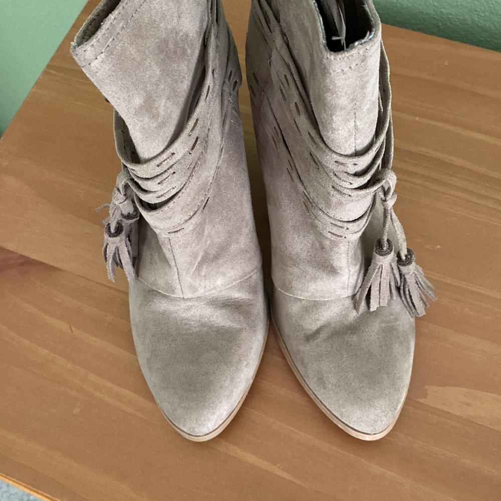 Suede booties